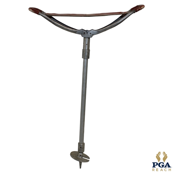Classic Folding Metal & Leather 501 Spectator Seat