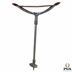 Classic Folding Metal & Leather 501 Spectator Seat
