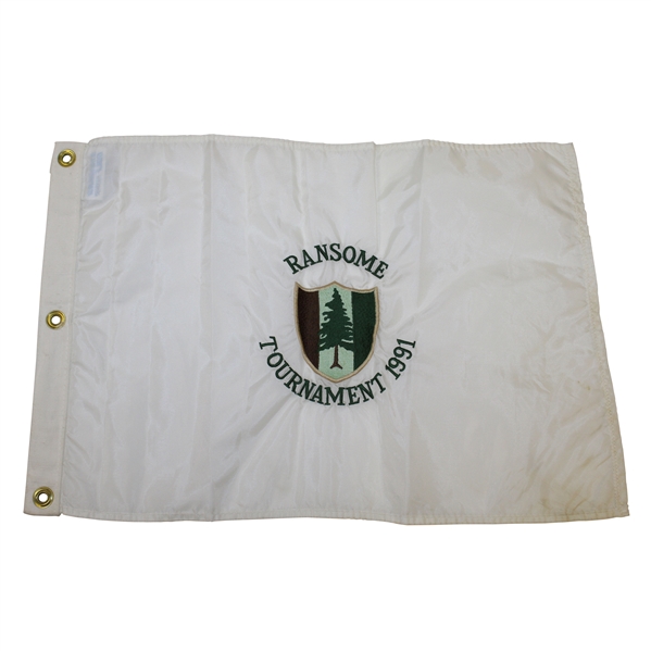 Pine Valley Golf Club 1991 Ransome Tournament Game Used Embroidered Flag