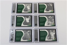 Six (6) 2001 UP GAI 9 Global Thread Cards - Henry, Elder, Martin, May,Lehman & Jobe