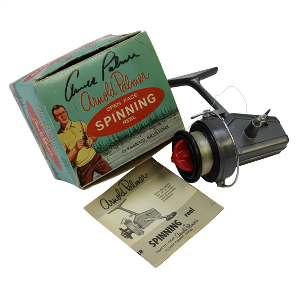 Arnold Palmer Signed Arnold Palmer Open Face Spinning Reel in Original Box JSA ALOA