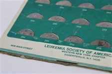 'Help Us Defeat Leukemia' Jack Nicklaus Image Promotional/Advertisement Coins Card