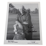 Ken Venturi Signed B&W I.G.O. Promotional Picture - Personalized JSA ALOA