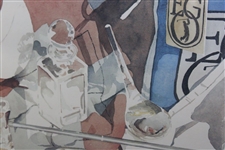 Ltd Ed #1/1700 EGO-Pro-Am Tournament Lithograph Signed by Artist B. Turner - Framed