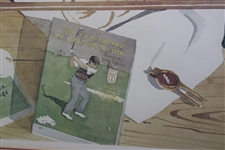 Ltd Ed #1/1700 EGO-Pro-Am Tournament Lithograph Signed by Artist B. Turner - Framed
