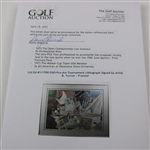 Ltd Ed #1/1700 EGO-Pro-Am Tournament Lithograph Signed by Artist B. Turner - Framed