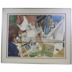 Ltd Ed #1/1700 EGO-Pro-Am Tournament Lithograph Signed by Artist B. Turner - Framed