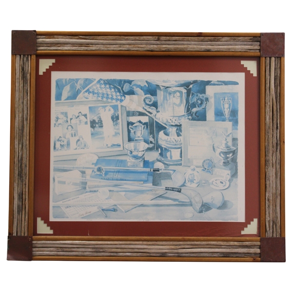 Patty Berg Signed Ltd Ed USA for Patty Print by Turner #37/250 - Framed JSA ALOA