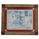 Patty Berg Signed Ltd Ed USA for Patty Print by Turner #37/250 - Framed JSA ALOA