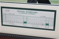 Tiger Woods Signed Actual Match Used 1st Rd 1996 BC Open Scorecard - 4th Pro Start JSA #BB77878