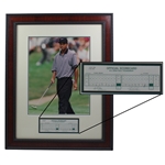 Tiger Woods Signed Actual Match Used 1st Rd 1996 BC Open Scorecard - 4th Pro Start JSA #BB77878