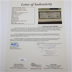 Tiger Woods Signed Actual Match Used 1st Rd 1996 BC Open Scorecard - 4th Pro Start JSA #BB77878