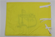 Gary Player Signed Undated Masters Embroidered Flag with '61-74-78' JSA ALOA