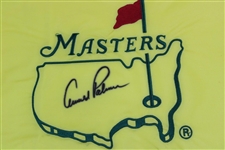 Arnold Palmer Signed Undated Masters Embroidered Flag JSA ALOA