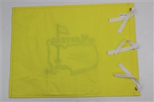 Jack Nicklaus Signed Undated Masters Embroidered Flag with Years Won JSA ALOA