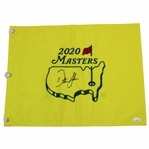 Dustin Johnson Signed 2020 Masters Embroidered Flag JSA #BB22442