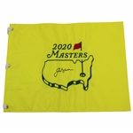 Jack Nicklaus Signed 2020 Masters Embroidered Flag JSA ALOA