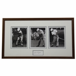 Ben Hogan Signed Swing Sequence Photos Framed PSA #AN06410