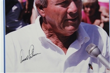 Arnold Palmer Signed The King Photo Poster PSA #AM60528