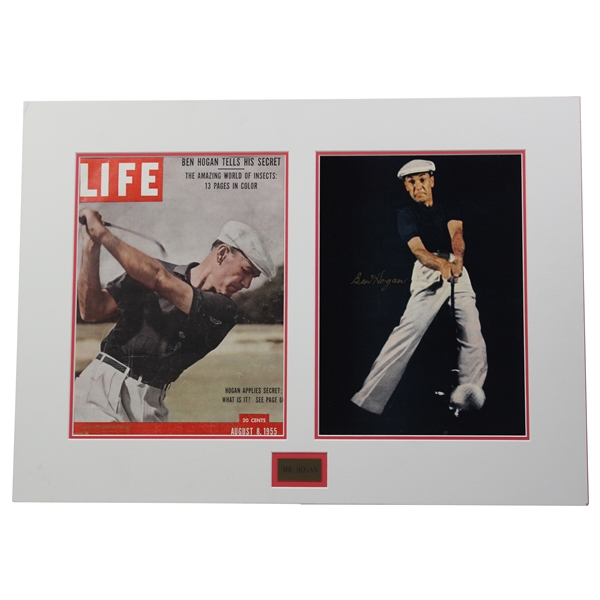 Ben Hogan Signed Mr. Hogan Photo & Life Magazine Poster PSA #AN06429 - Auto Grade 10