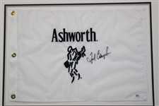 Fred Couples Signed Ashworth Embroidered Flag Poster PSA #AM60527