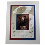 Jack Nicklaus, Tom Watson & 7 Others Signed Three Tour Challenge Poster PSA #AN06442