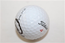 Johnny Miller Signed Titleist 4 Logo Golf Ball PSA #AN06374