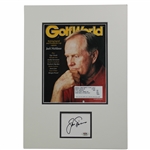 Jack Nicklaus Signed Cut Signature Magazine Display Poster PSA #AM60535