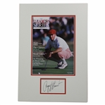 Payne Stewart Signed Cut Signature Magazine Display Poster PSA #AN06401