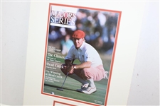 Payne Stewart Signed Cut Signature Magazine Display Poster PSA #AN06401