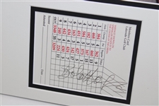 Bob Hope Signed Cut Signature Magazine Display Poster PSA #AN06408
