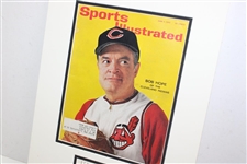 Bob Hope Signed Cut Signature Magazine Display Poster PSA #AN06408