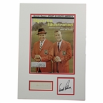 Sam Snead & Arnold Palmer Signed Cut Signature Magazine Display Poster PSA #AN06411