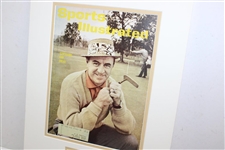 Sam Snead Signed Cut Signature Magazine Display Poster PSA# AM60541