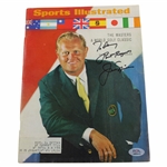 Jack Nicklaus Signed April 10th 1967 Sports Illustrated Magazine PSA# AM60419