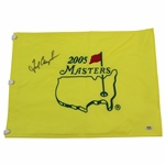 Fred Couples Signed 2005 Masters Embroidered Flag PSA#AM53669
