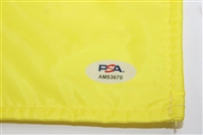 Fred Couples & Craig Stadler Signed 1997 Masters Embroidered Flag PSA#AM53670