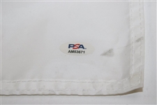 Billy Casper Signed 2012 US Open at The Olympic Club Embroidered Flag PSA# AM53671