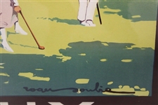 Circa 1928 Vichy La Grande Station Thermale Golf Railway Original Poster by Roger Soubie
