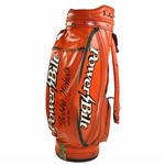 Bobby Nichols Personal Used Orange Power Bilt Golf Bag With Club Cover