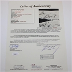 Astronaut Alan Shepard Signed B&W Moon Surface Photo with Golf Club JSA #YY19727