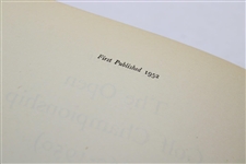 1952 'The Story Of The Open Golf Championship 1860-1950' by Charles Mortimer