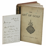 1892 The Art Of Golf by Sir W.G. Simpson - Second Edition