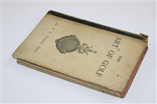 1892 'The Art Of Golf' by Sir W.G. Simpson - Second Edition