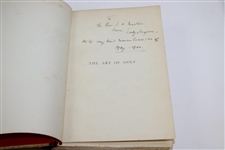 1892 'The Art Of Golf' by Sir W.G. Simpson - Second Edition