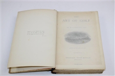 1892 'The Art Of Golf' by Sir W.G. Simpson - Second Edition