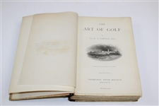 1892 'The Art Of Golf' by Sir W.G. Simpson - Second Edition