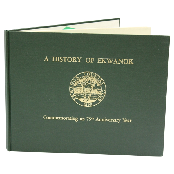 A History Of Ekwanok Commemorating Its 75th Anniversary Year - 1974 