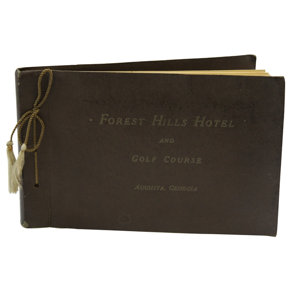 1930 Forrest Hills Hotel & Golf Course Hard Cover Booklet Augusta Georgia 
