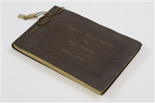 1930 'Forrest Hills Hotel & Golf Course' Hard Cover Booklet Augusta Georgia 